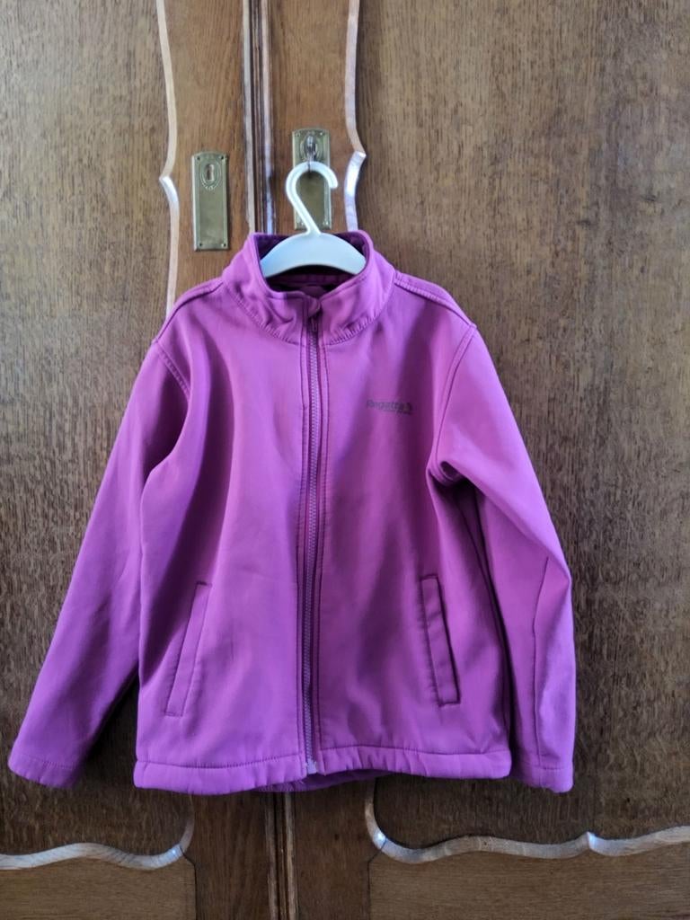 Regatta outdoor windjack fleece maat 128, Gebruikt, Meisje, Regatta outdoor, Ophalen of Verzenden