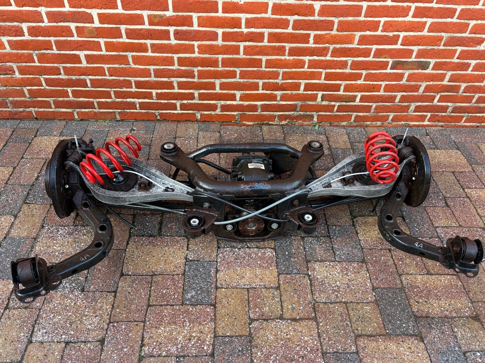 Achteras BMW E46 - Complete Achterbrug met Differentieel, Ophalen, Gebruikt, BMW