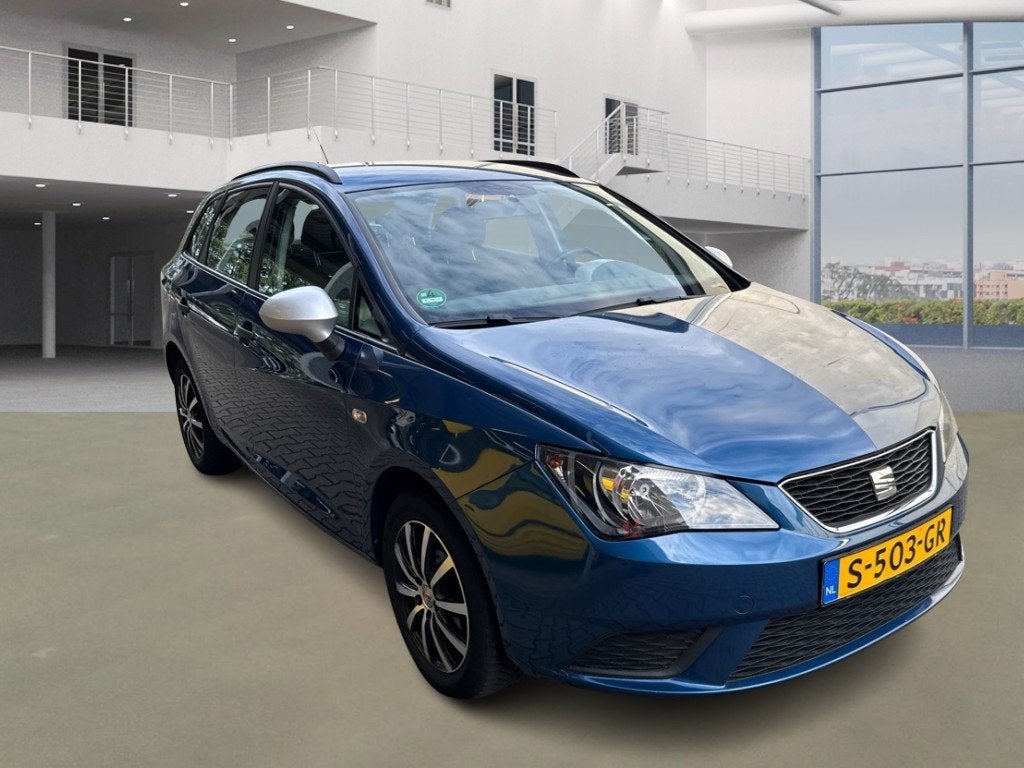 Seat Ibiza ST 1.2 Style, Auto's, Voorwielaandrijving, Euro 5, Verwarmde buitenspiegels, Blauw