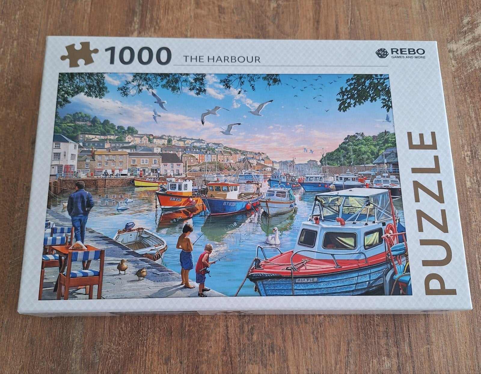 REBO PUZZEL 1000 STUKJES, Ophalen of Verzenden, 500 t/m 1500 stukjes, Zo goed als nieuw, Puzzelboek