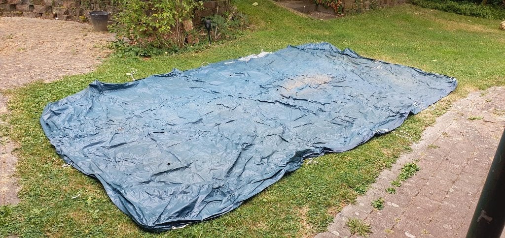 Afdekzeil van Intex voor zwembad, Ophalen, Gebruikt, Afdekzeil