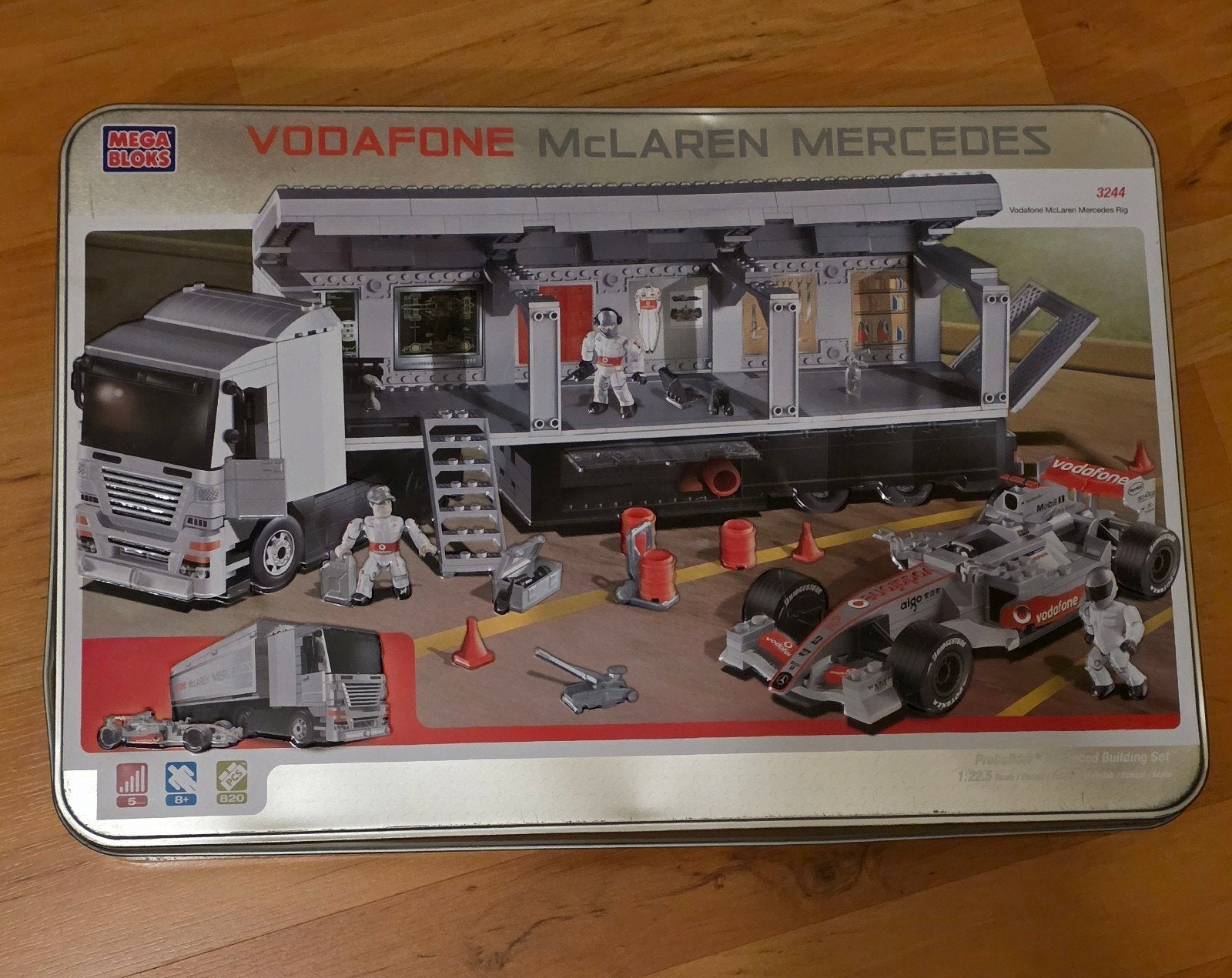 Mega Bloks Vodafone McLaren Mercedes Rig 3244, Ophalen of Verzenden, Gebruikt, Megabloks