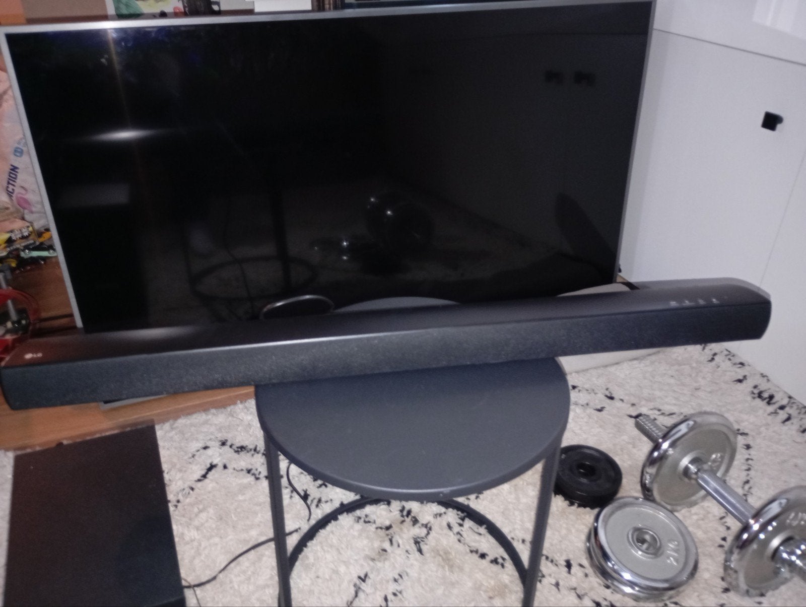 LG Soundbar met draadloze subwoofer, Ophalen of Verzenden, Bluetooth, Gebruikt