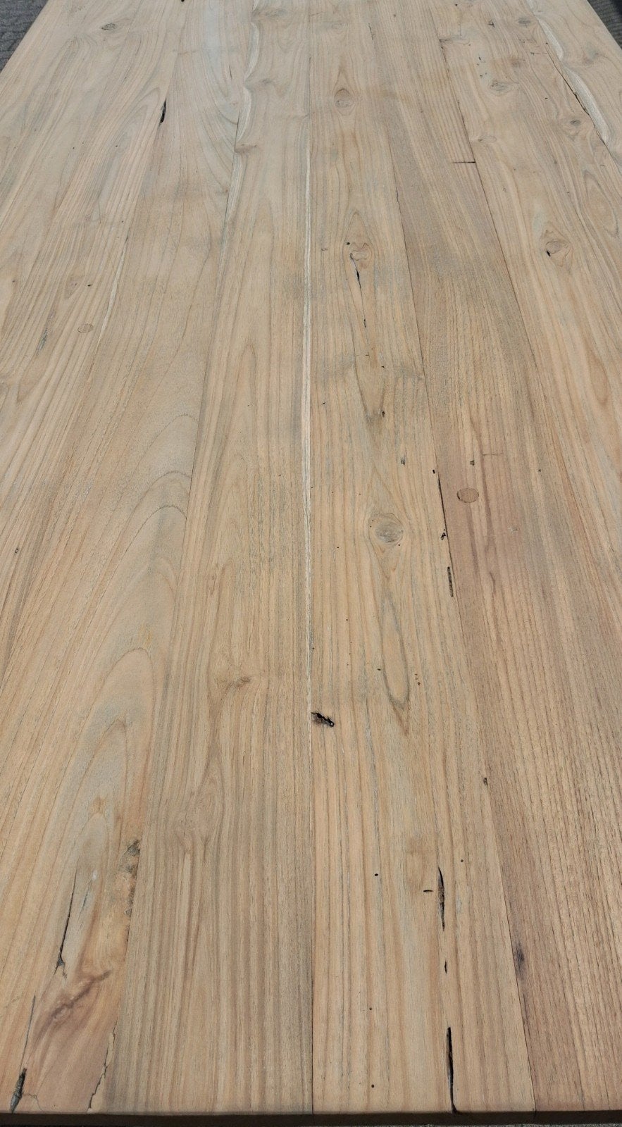 250 lang massief teakhouten tafel, Ophalen of Verzenden, Rechthoekig, 200 cm of meer, 50 tot 100 cm