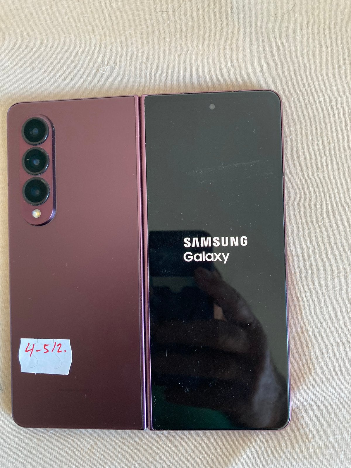 Samsung ZFold 4 met 512 GB 5G in Nieuwstaat Ruilen mag, Ophalen, Zwart, 512 GB, Zo goed als nieuw