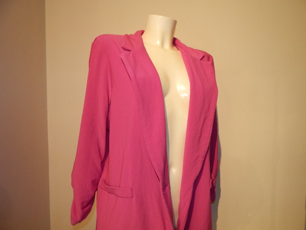 Joseph Ribkoff fel roze jasje blazer soepel vallend D44, Kleding | Dames, Jasjes, Kostuums en Pakken, Verzenden, Maat 42/44 (L)