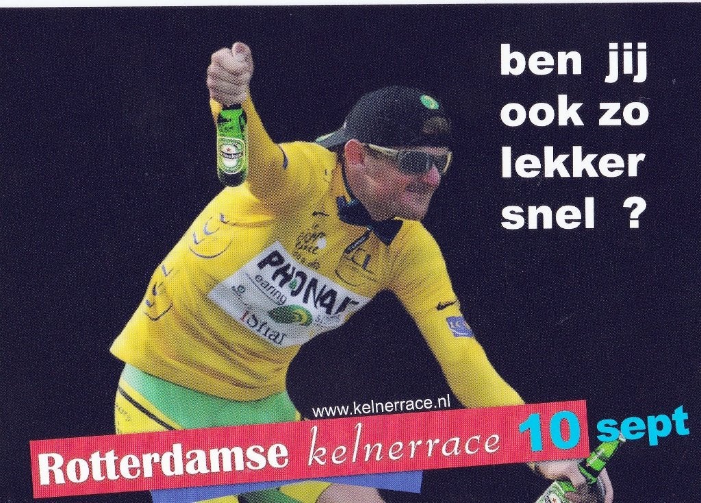 Lance Amstrong in de Rotterdamse Kelnerrace /Heineken, Ophalen, Nieuw, Overige typen, Heineken