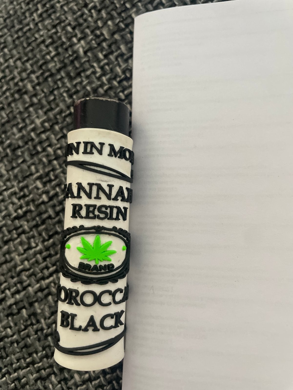 Unieke aansteker met 'Cannabis Resin' design, Ophalen, Gebruikt, Aansteker