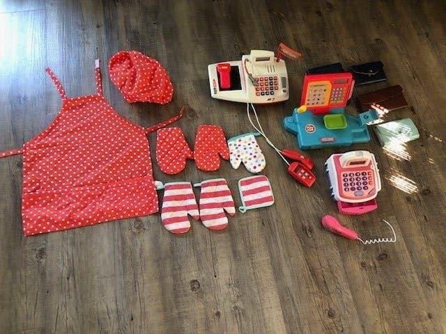 diverse keukenspulletjes kinderspeelgoed, Ophalen, Gebruikt