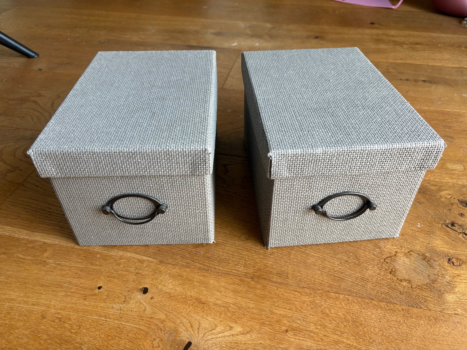 KVARNVIK opbergdoos IKEA grijs 18x25x15 cm, Ophalen, Zo goed als nieuw, Minder dan 50 cm