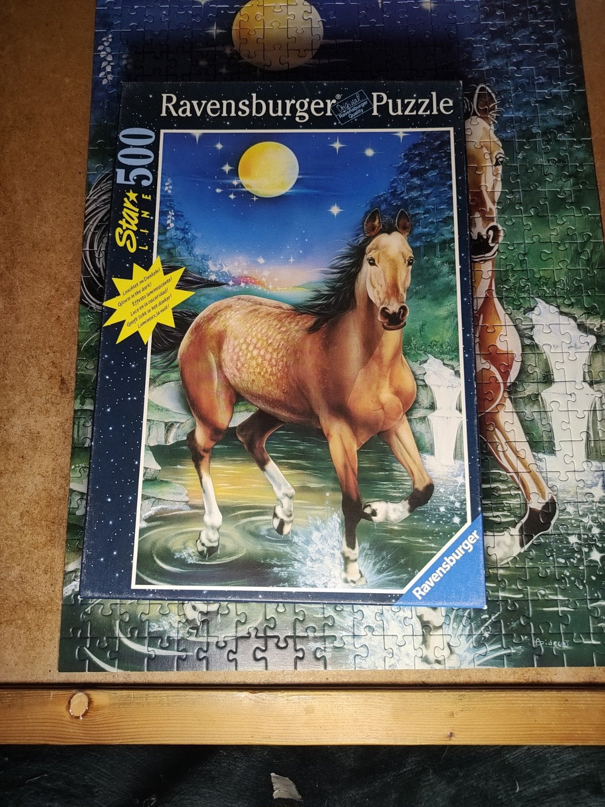 Ravensburger puzzel 500 stukjes Verfrissing in het maanlicht, Ophalen of Verzenden, 500 t/m 1500 stukjes, Zo goed als nieuw, Legpuzzel
