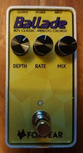 Foxgear Ballade 80's Classic Analog Chorus, Ophalen of Verzenden, Zo goed als nieuw, Chorus