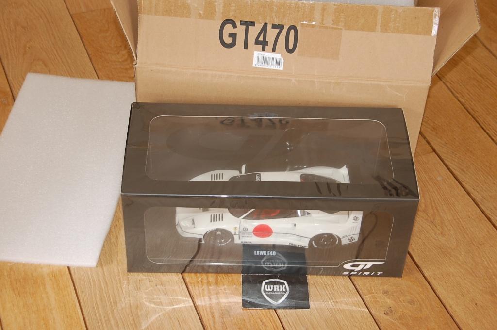 1:18 FERRARI F40 LIBERTY WALK white GT spirit GT470 WRH, Verzenden, Zo goed als nieuw, Auto, Overige merken