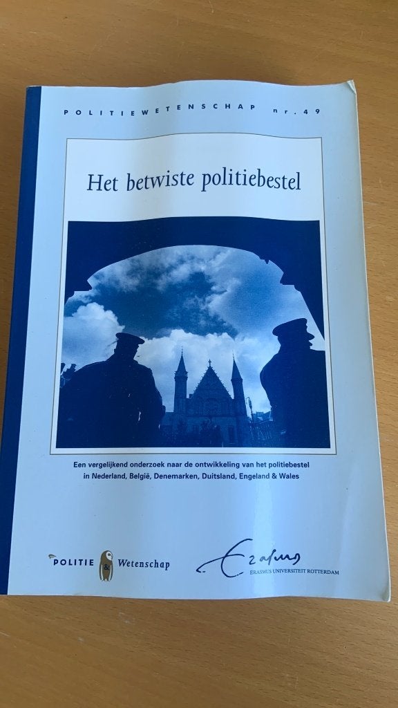 Lex Cachet - Het betwiste politiebestel, Ophalen of Verzenden