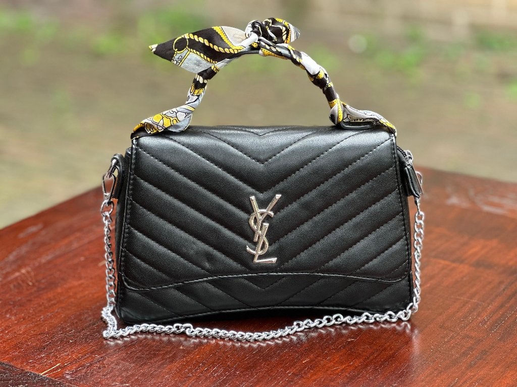 YSL tasje (nep), Ophalen of Verzenden, Gebruikt, Zwart, Avondtasje