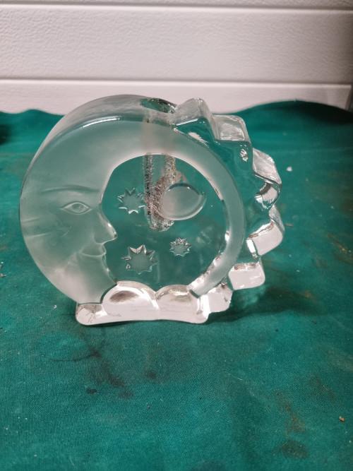 kandelaar maan sterren walther glas jaren 70, Huis en Inrichting, Woonaccessoires | Kandelaars en Kaarsen, Ophalen of Verzenden