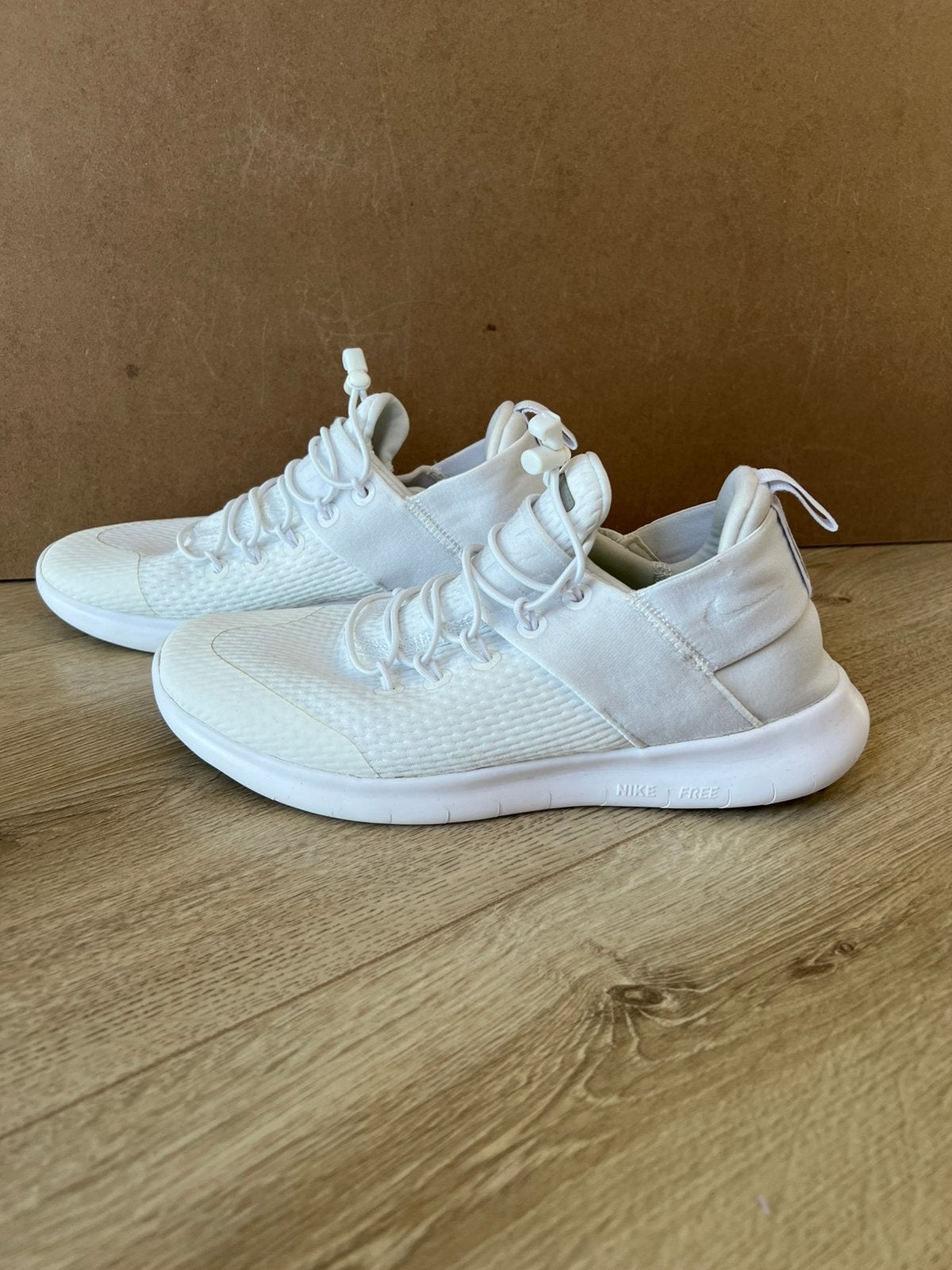Nike free runners, size 38,5, Ophalen of Verzenden, Gedragen, Wit, Sneakers of Gympen