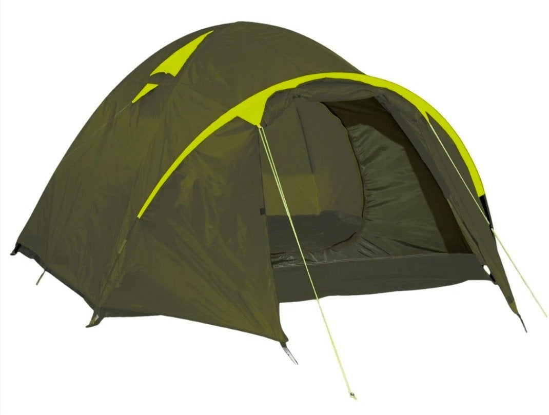 Verdon koepeltentje (van tentdoeg geen nylon), Caravans en Kamperen, Tenten, Ophalen of Verzenden, Zo goed als nieuw, Tot en met 2