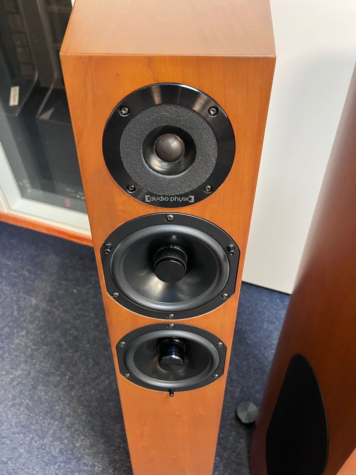 Audio Physic Scorpio 25 Vloerstaande Luidsprekers Kersenhout, Gebruikt, ., ., 120 watt of meer