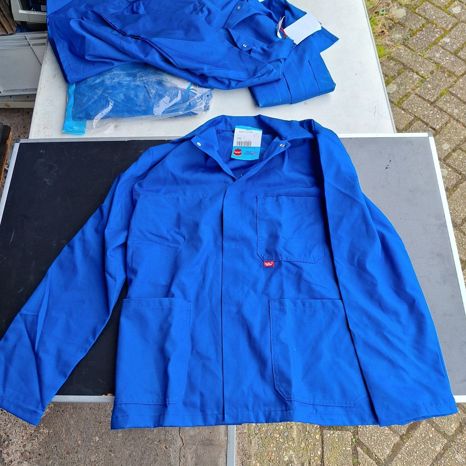 Havep kort werkjasje maat 50 korte stofjas
Heb er 2
10 pstk, Tuin en Terras, Nieuw, Ophalen of Verzenden, X, X