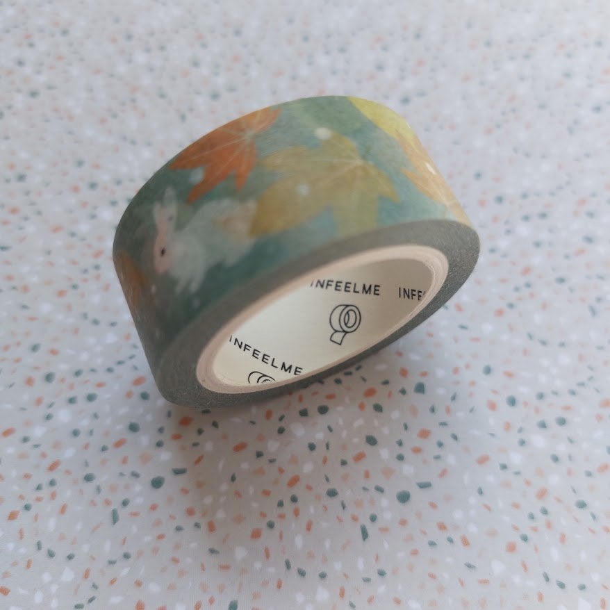 1 roll washi tape - najaar herst konijntjes, Ophalen of Verzenden, Nieuw, Versiering of Embellishment, Overige merken