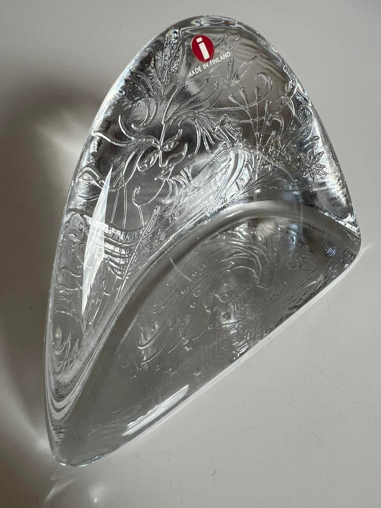 Vintage Iittala Zeeman-Vissen-Garnalen Paperweight V Kokko, Antiek en Kunst, Kunst | Designobjecten, Ophalen of Verzenden