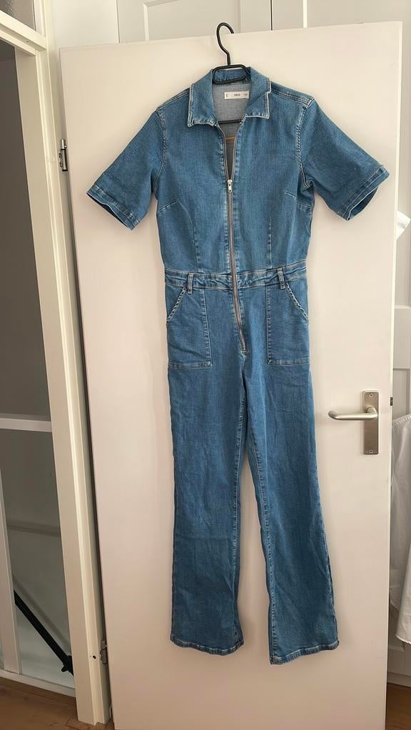 Mango jumpsuiut, Kleding | Dames, Ophalen of Verzenden, Zo goed als nieuw, Blauw