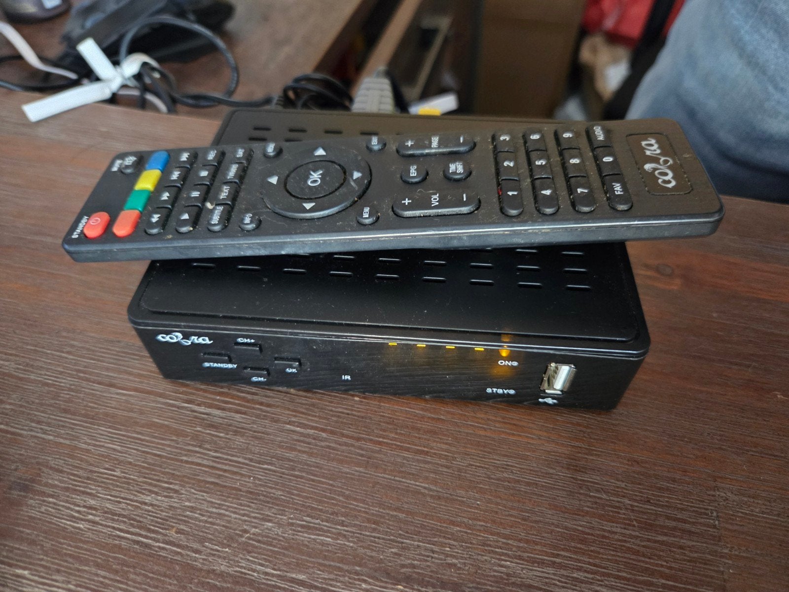 Cobra TV ontvanger/set-top box met media interface, Ophalen of Verzenden, Gebruikt, Decoder