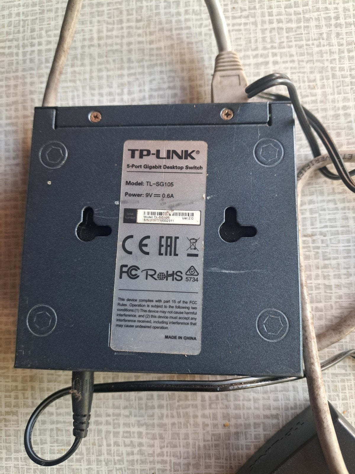 TP-Link TL-SG105 5-Poorts Gigabit Desktop Switch, Ophalen of Verzenden