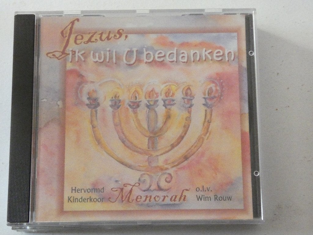 Jezus, ik wil U bedanken Hervorm Kinderkoor Menorah Wim Rouw, Verzenden, Gebruikt, Koren of Klassiek