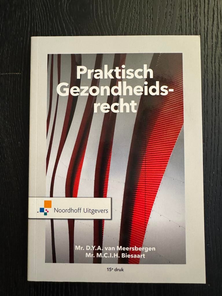 D.Y.A. van Meersbergen - Praktisch Gezondheidsrecht, Boeken, Ophalen of Verzenden, Zo goed als nieuw, D.Y.A. van Meersbergen; M.C.I.H. Biesaart