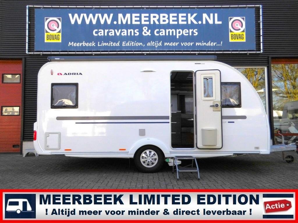 Adria Adora 462 PU +MOVER +LUIFEL +VLOERVER, Caravans en Kamperen, Schokbreker, Rondzit, Particulier, Tot en met 4