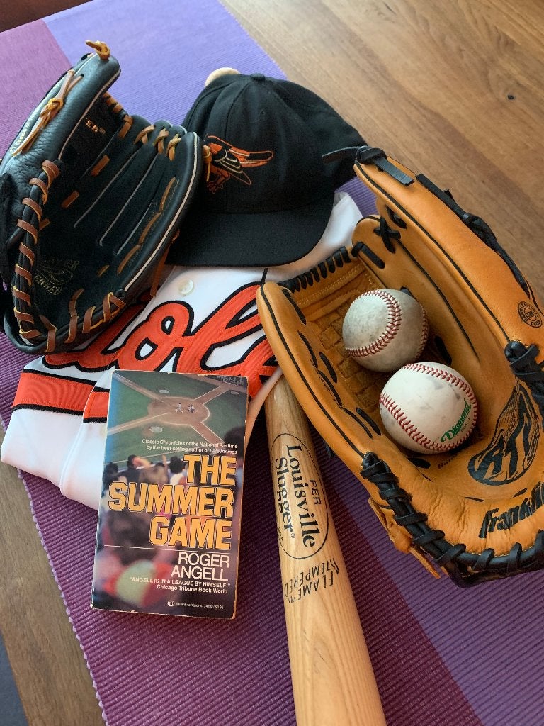 honkbal handschoen (1x), Verzenden, Zo goed als nieuw, Honkbal, Handschoen