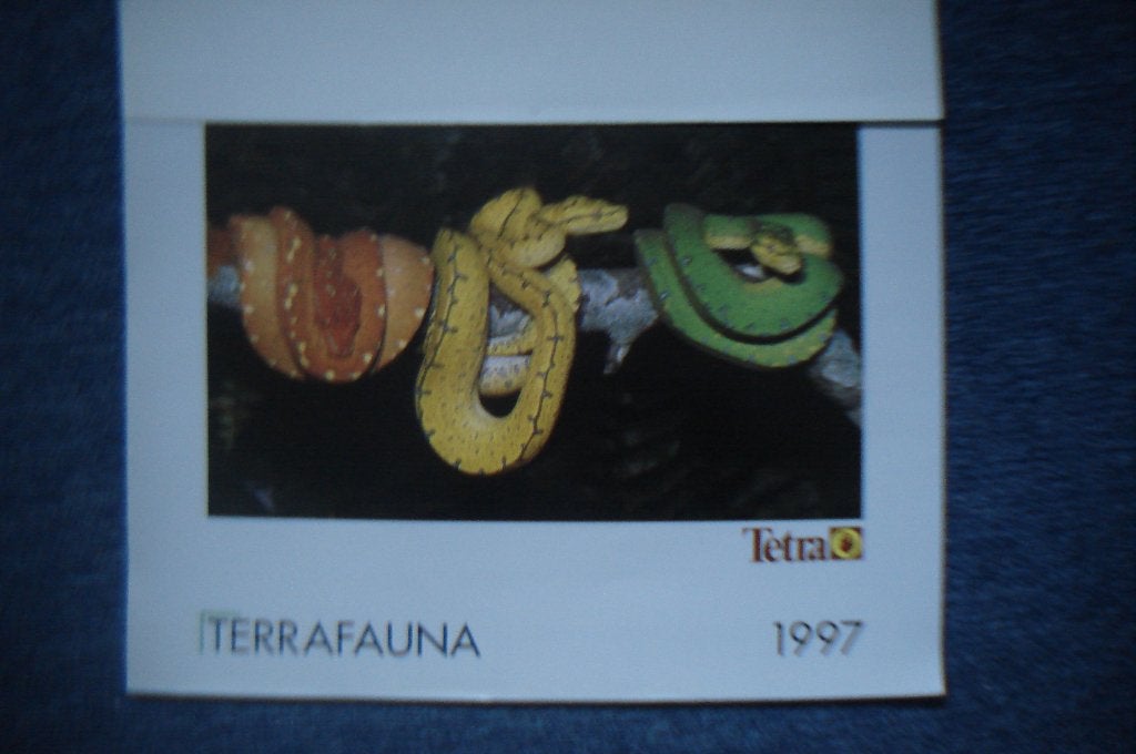 Kalender nieuw 1997 met Reptielen Foto's, Ophalen of Verzenden, Maandkalender, Nieuw