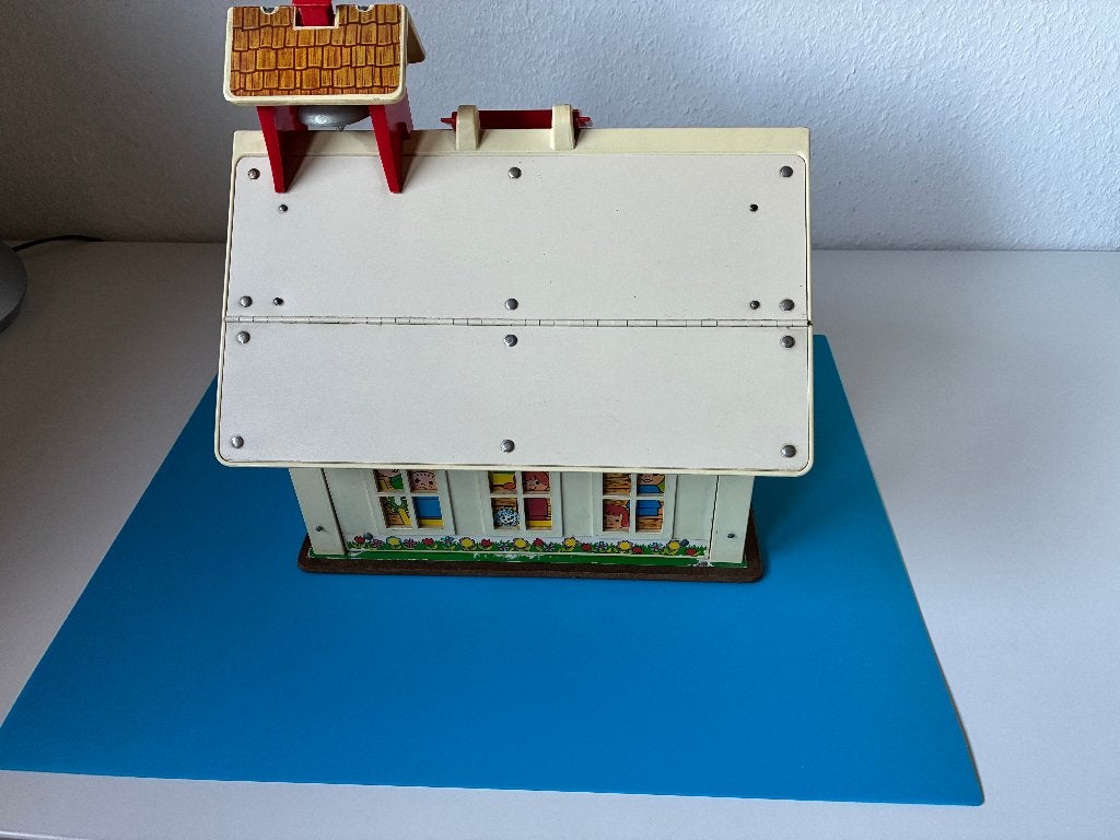 Fischer Price schooltje T.K., Ophalen, Gebruikt, Speelset, Met geluid