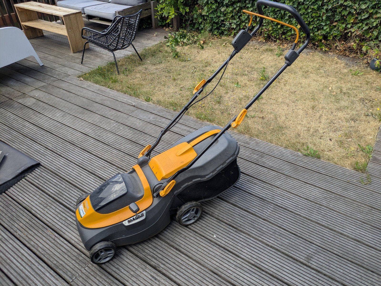 Stiga Collector 140ae Accu Grasmaaier, Tuin en Terras, Grasmaaiers, Ophalen, Cirkelmaaier, Gebruikt, Stiga