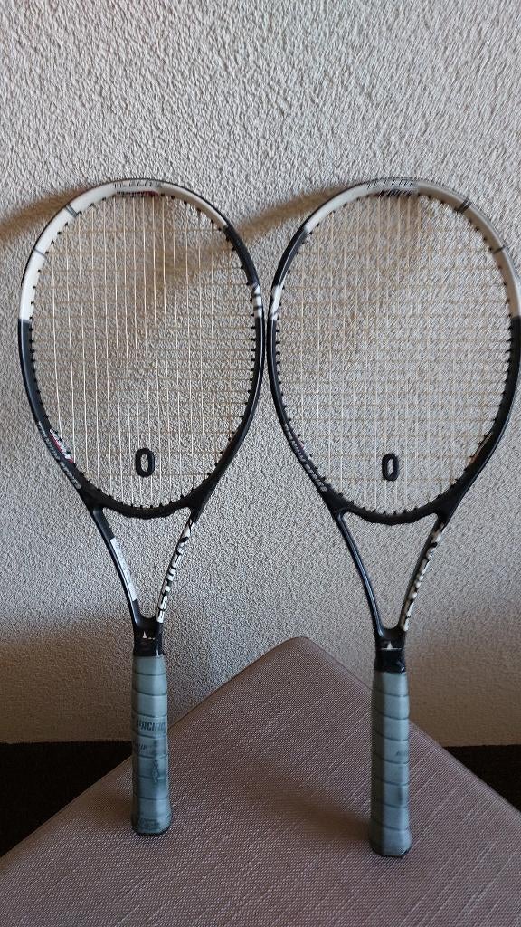 Tennis rackets (set van 2 dezelfde frames), Sport en Fitness, Tennis, L4, Zo goed als nieuw, Racket, Ophalen