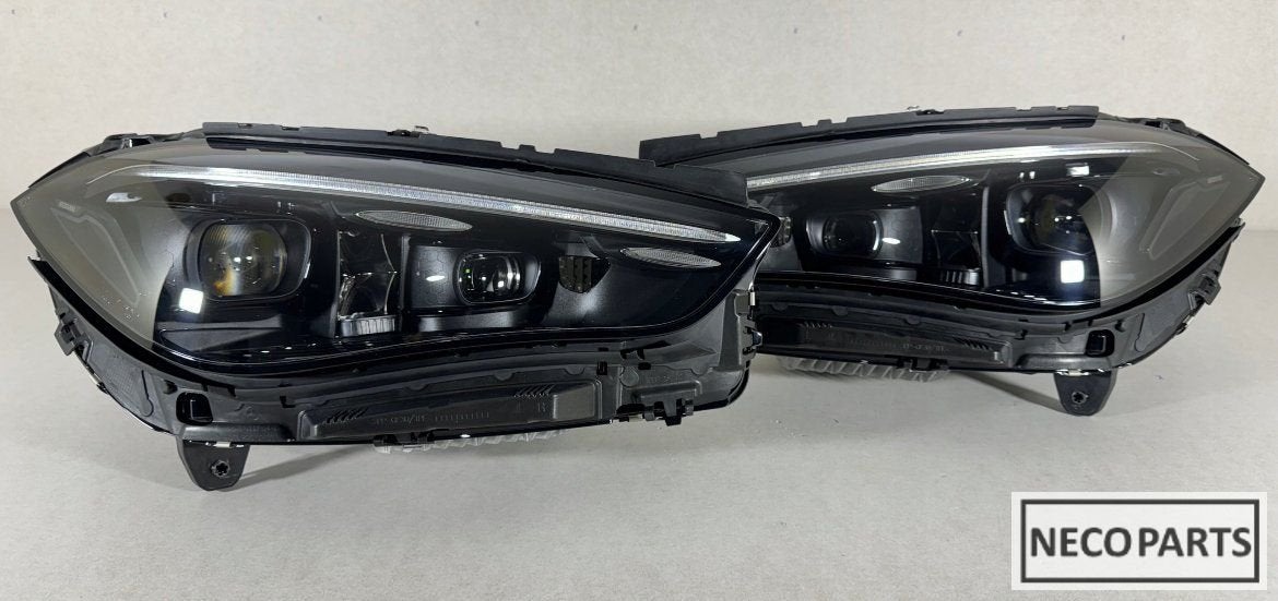 MERCEDES CLE COUPE W236 DIGITALE LED LAMP KOPLAMP L/R !!!, Gebruikt, -, Ophalen of Verzenden, -