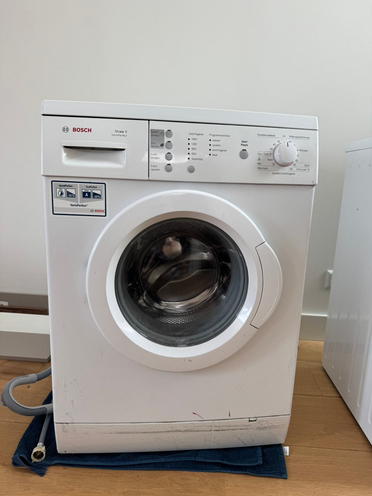 Bosch maxx 6 wasmachine, Witgoed en Apparatuur, Wasmachines, Gebruikt, Voorlader, 4 tot 6 kg, 85 tot 90 cm, 1200 tot 1600 toeren