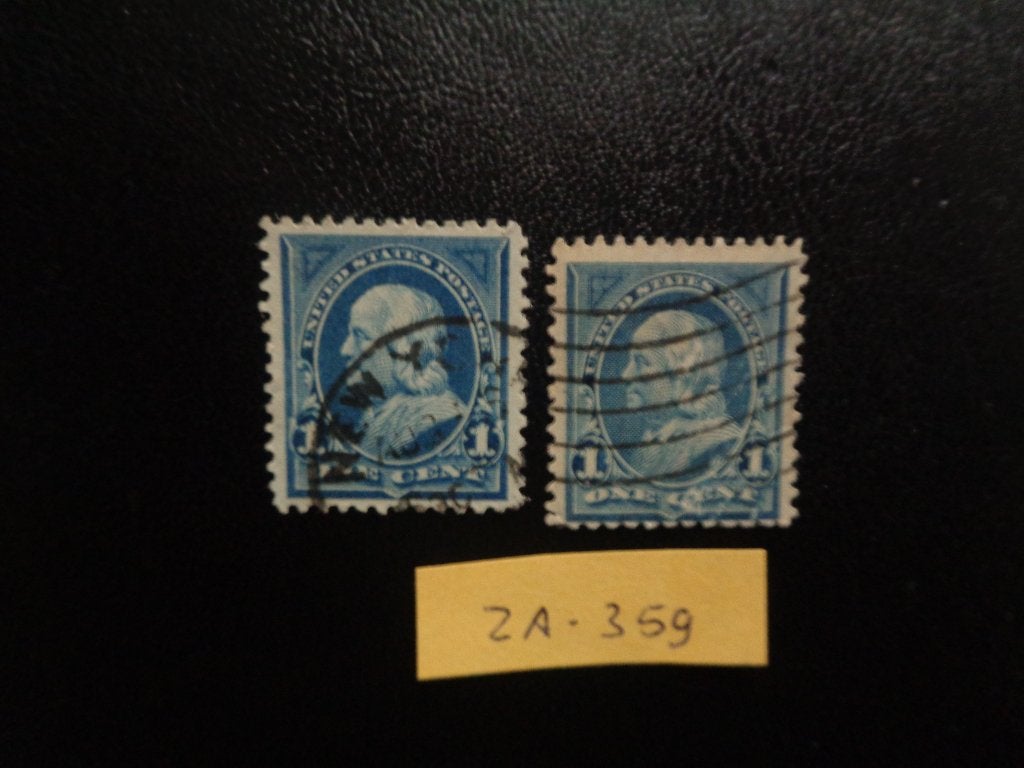 amerika - benjamin franklin 1894 (za-359), Ophalen of Verzenden, Gestempeld, Noord-Amerika
