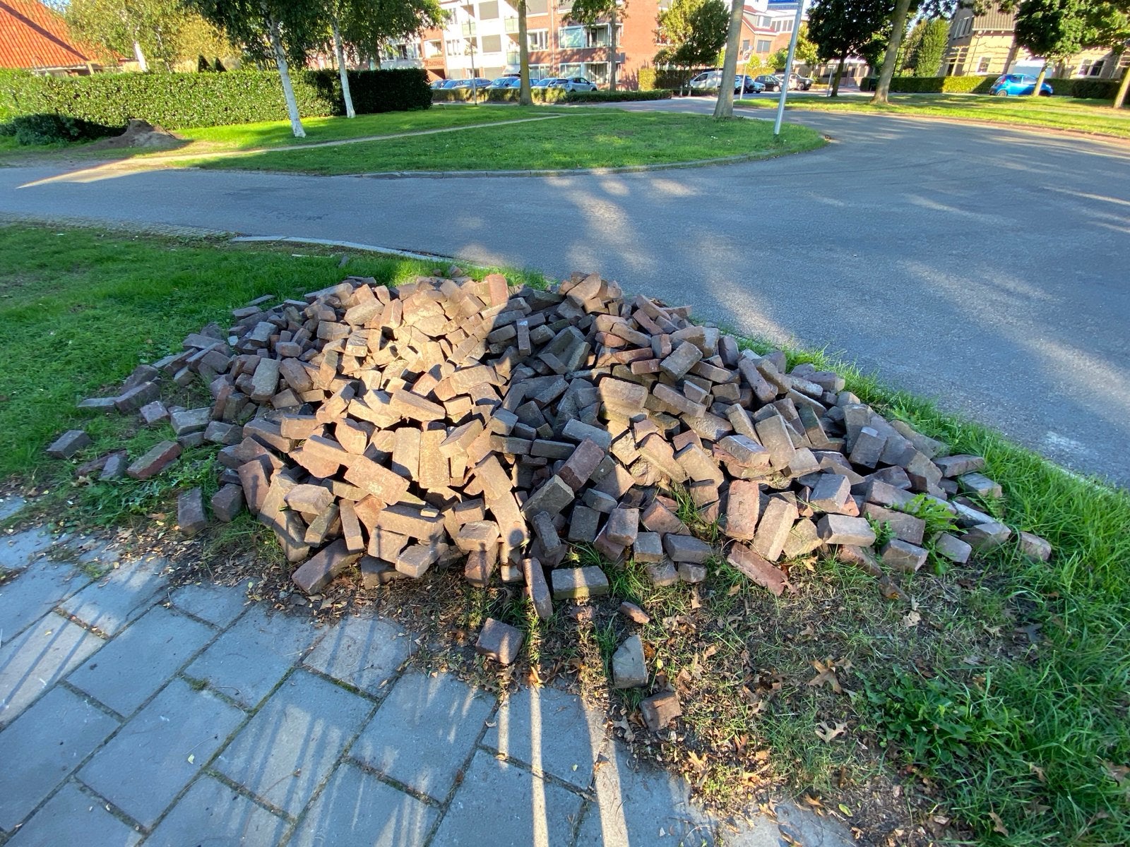 Oud gebakken waaltjes, Tuin en Terras, Ophalen, Overige materialen, Gebruikt, Overige typen