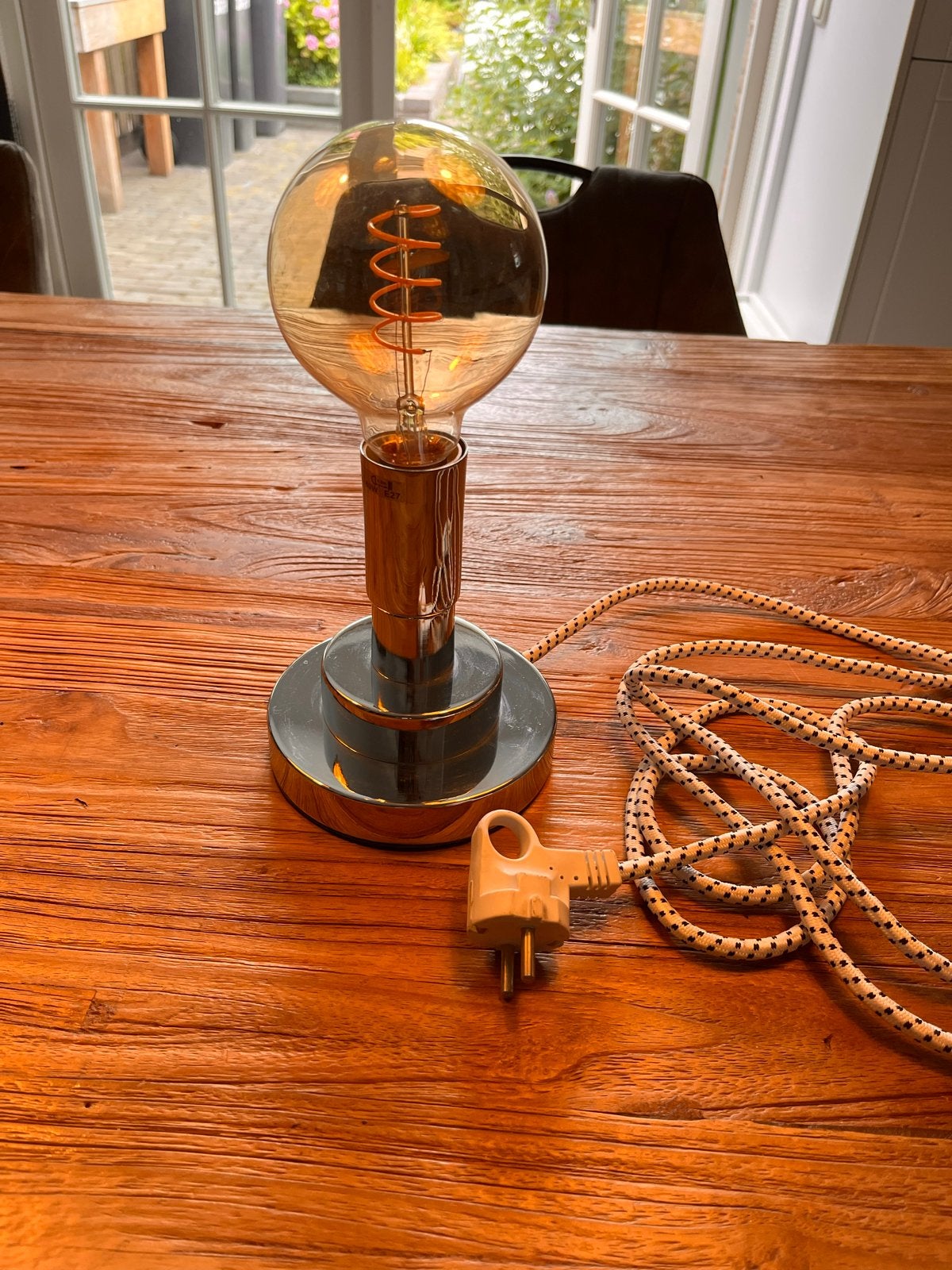 Wofi Tafellamp met LED lamp, Overige merken, Inclusief lichtbron, Metaal, Modern