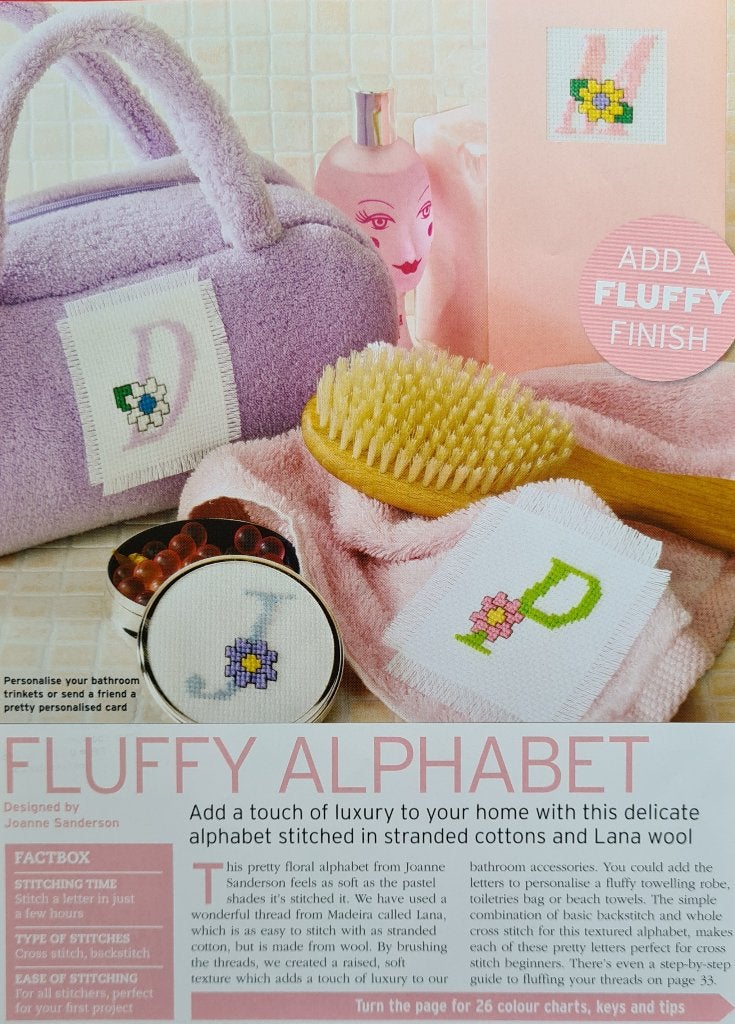 Bloemen alfabet borduurpatroon, Ophalen, Nieuw, Handborduren, Patroon