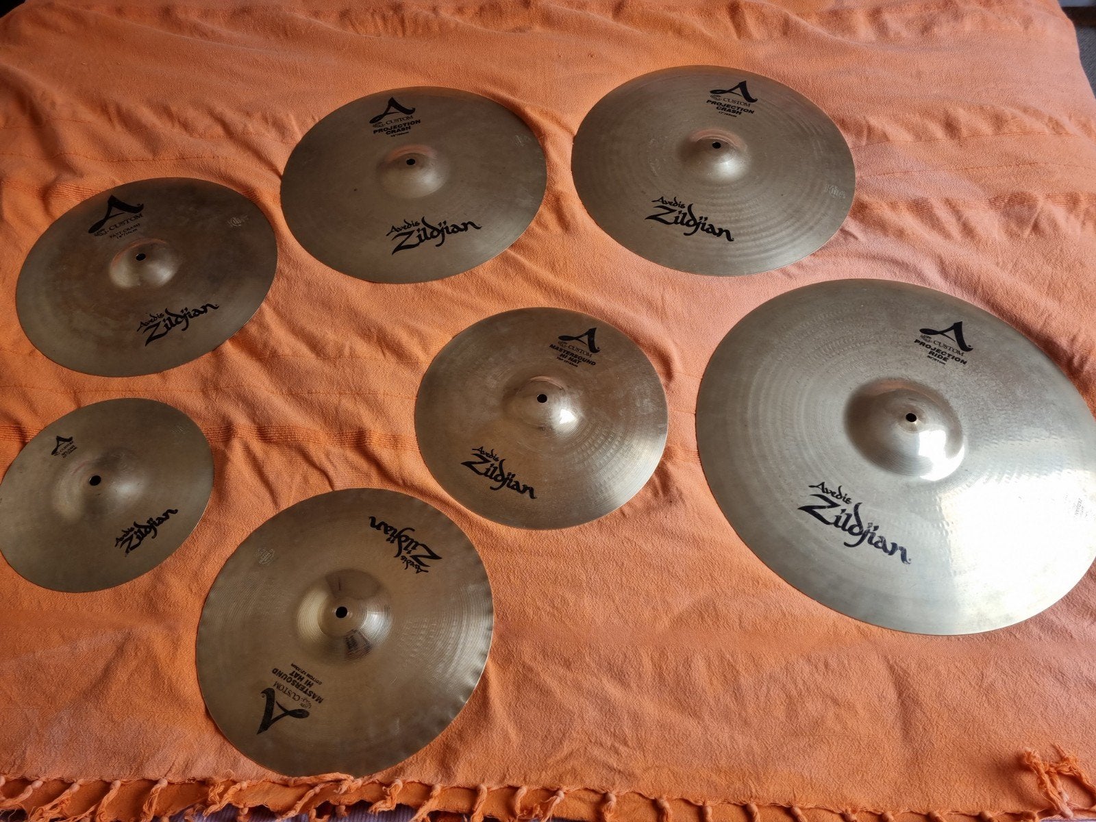 Zildjian Avedis A custom bekkenset, Muziek en Instrumenten, Ophalen, Zo goed als nieuw, Overige merken