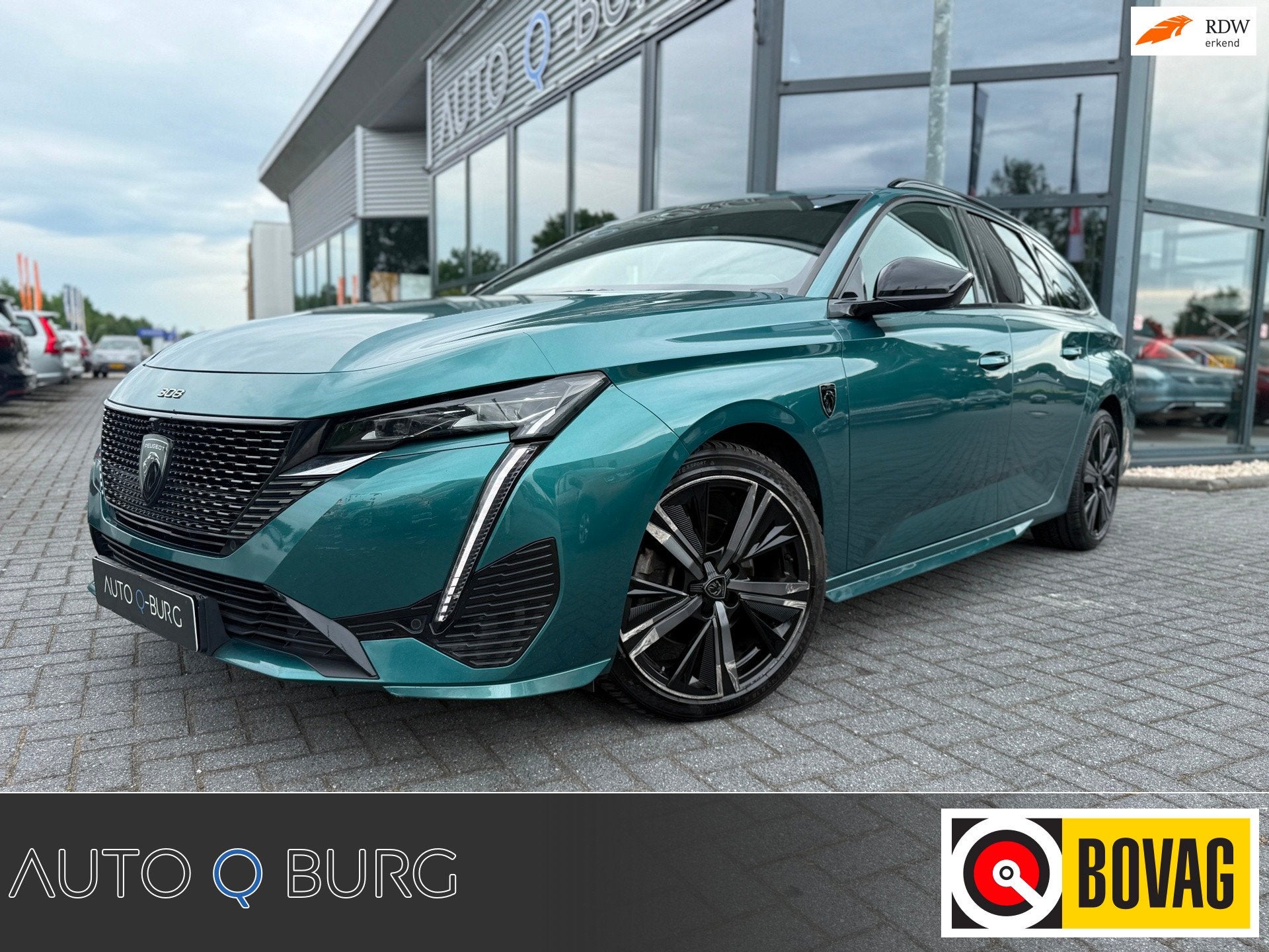 Peugeot 308 SW 1.5 BlueHDi GT Line | Matrix Led | 360 Camera, Auto's, Peugeot, Gebruikt, Zwart, 4 cilinders, Blauw