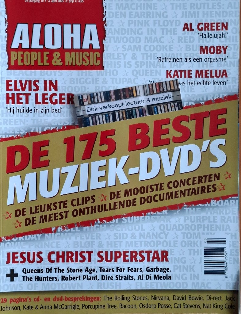 Aloha People & Music nr 3, 2005: Elvis Presley, Al Green, Ophalen of Verzenden, Zo goed als nieuw, Boek, Tijdschrift of Artikel