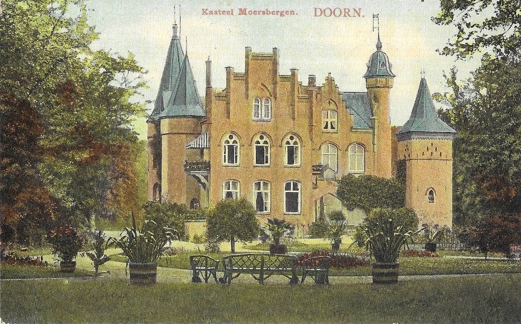 AK Doorn - Kasteel Moersbergen, Verzamelen, Ansichtkaarten | Nederland, Verzenden, Voor 1920, Ongelopen, Utrecht