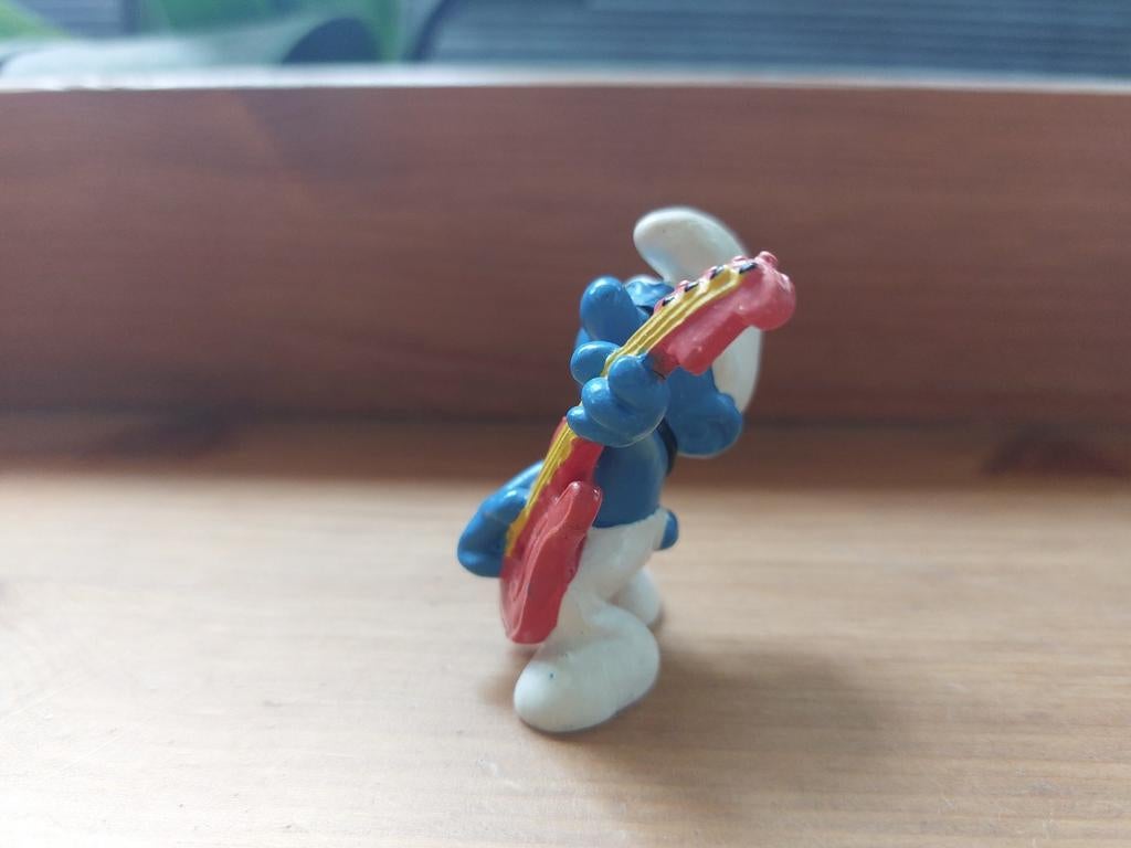 Smurf met gitaar 20023 De Smurfen, Verzamelen, Smurfen, Ophalen of Verzenden, Zo goed als nieuw