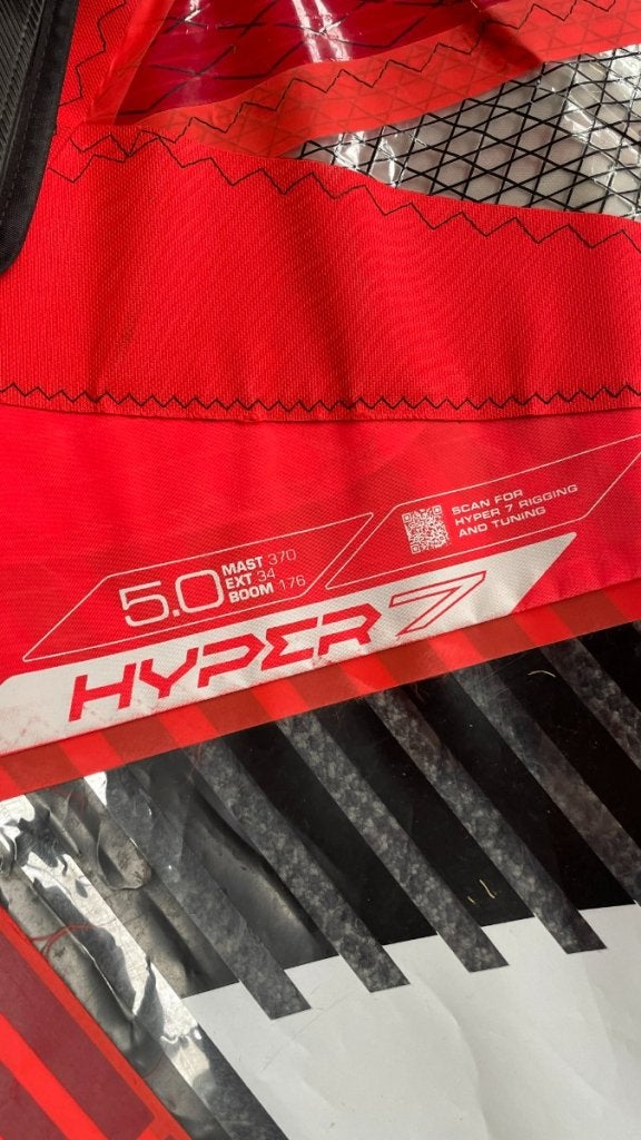 Severne Hyper 7 5.0, Watersport en Boten, Windsurfen, Niet ingevuld, Niet ingevuld, Niet ingevuld
