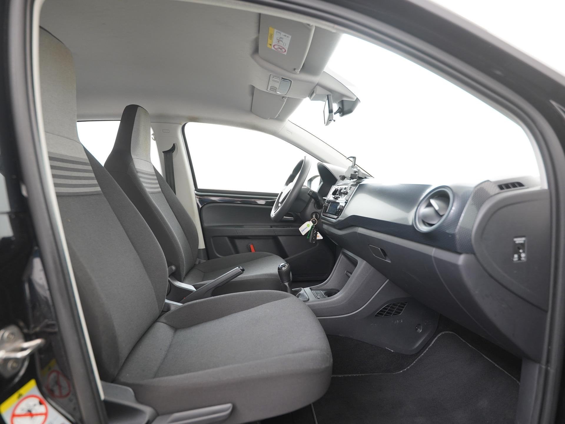 Volkswagen Up! 1.0 | Airco | Bluetooth | Zondag Open!, Auto's, 12 maanden, Stof, Gebruikt, 4 stoelen